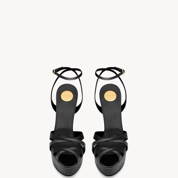 Saint Laurent Black Platform Heels - Picture 5 of 7